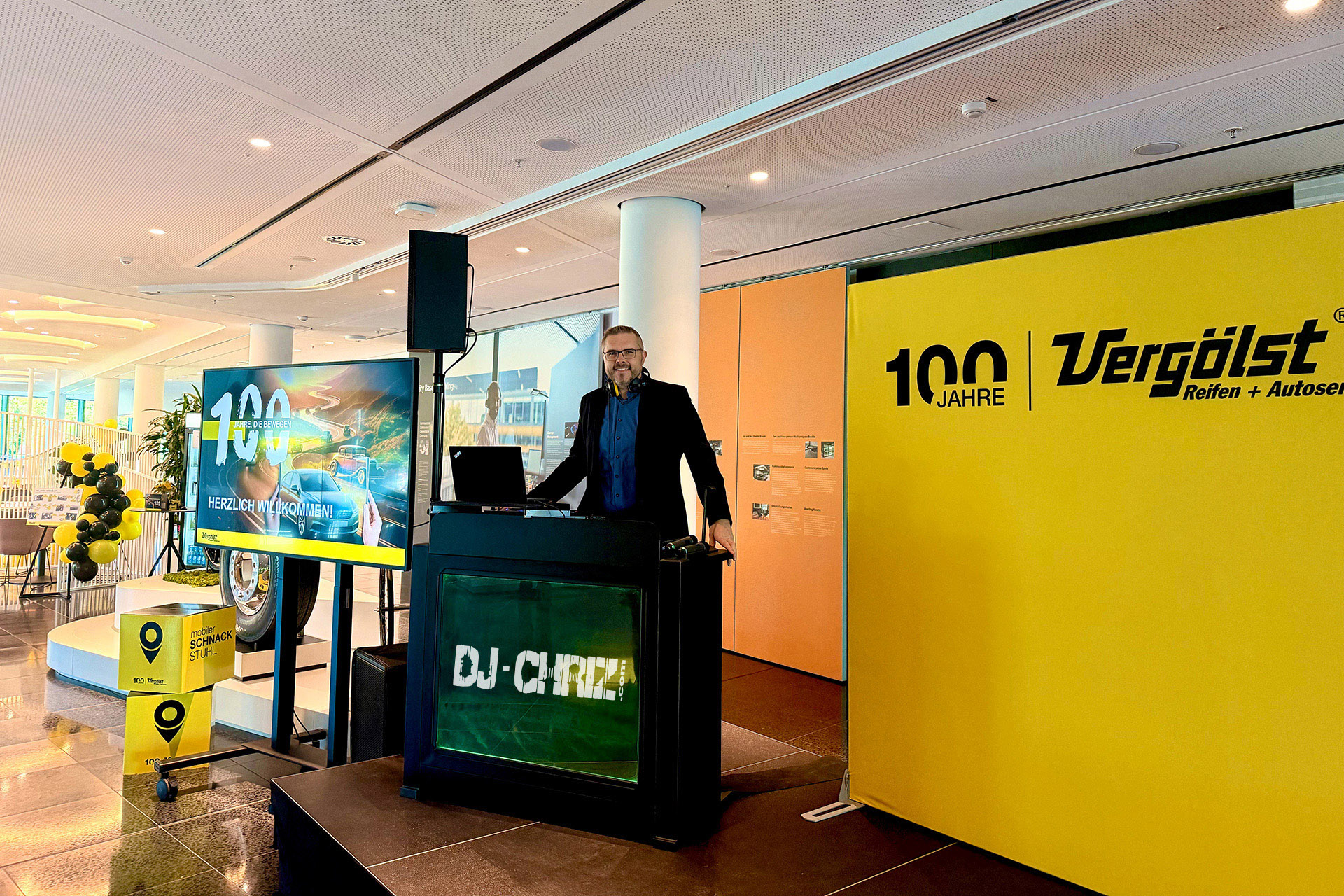 DJ CHRIZ bei Vergölst